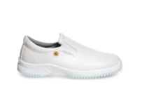 mocassin abeba blanc microfibre